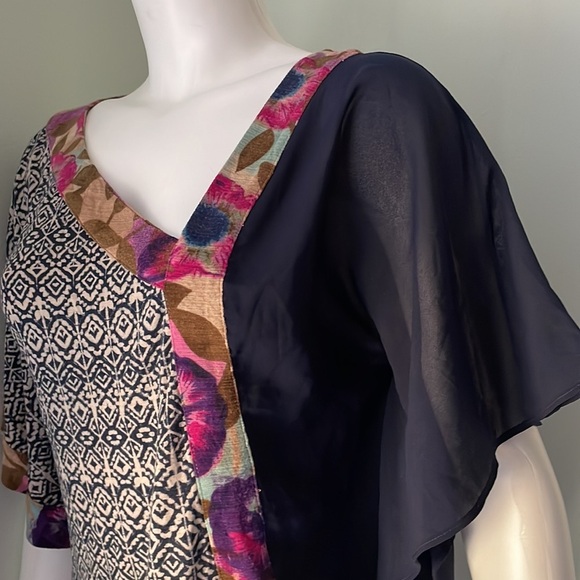 ANTHROPOLOGIE Vanessa Virginia kimono top - Picture 6 of 11